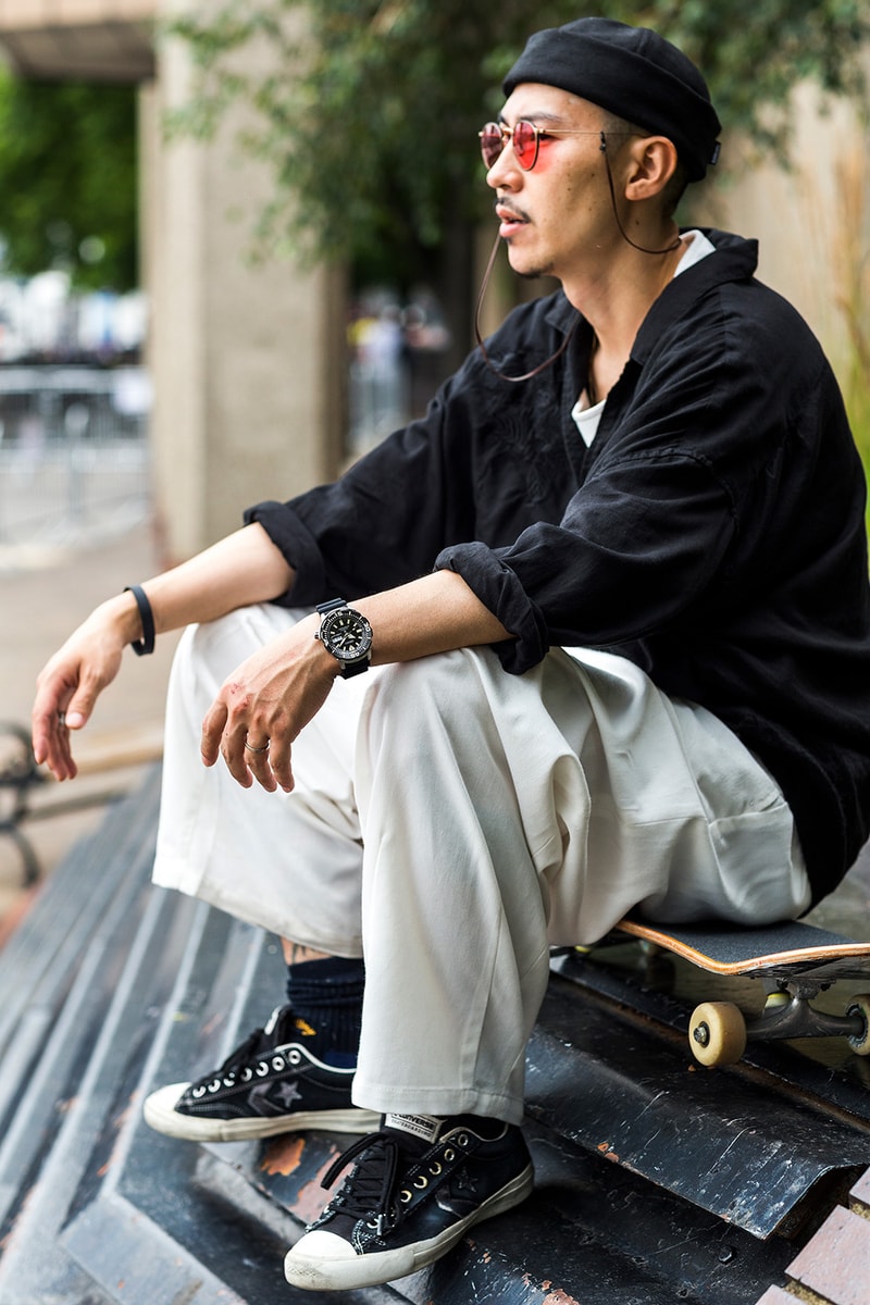 Seiko Scuba Watch Lookbook Shinpei Ueno Skateboarding Watches Scuba Watch Skater Japan 