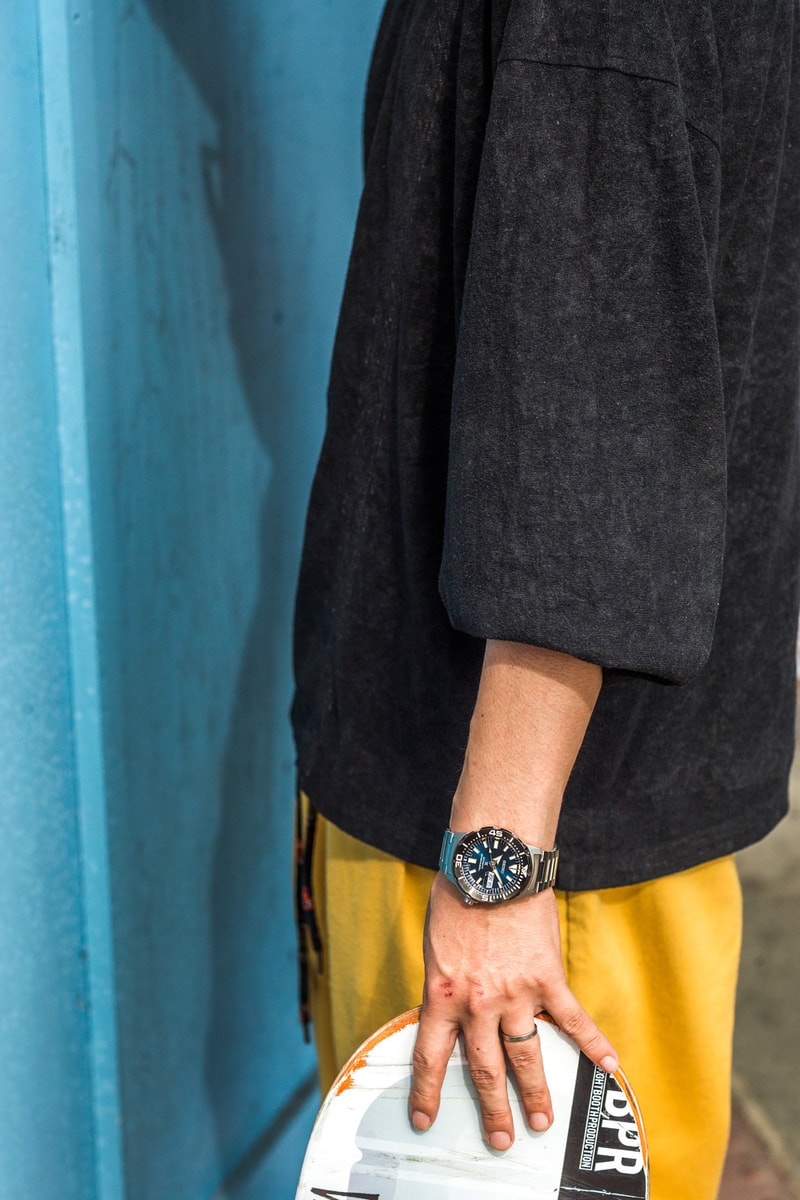 Seiko Scuba Watch Lookbook Shinpei Ueno Skateboarding Watches Scuba Watch Skater Japan 