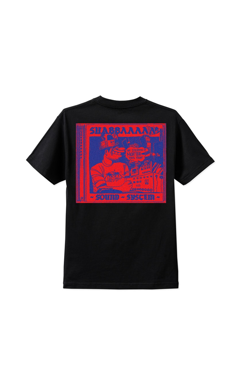 SHABBAAAAA for Dover Street Market Ginza T-Shirt Capsule Collection Limited Edition Graphic Tees Tokyo Japan Mighty Crown Crew Dancehall Reggae Los Angeles Underground Culture Brand Label 