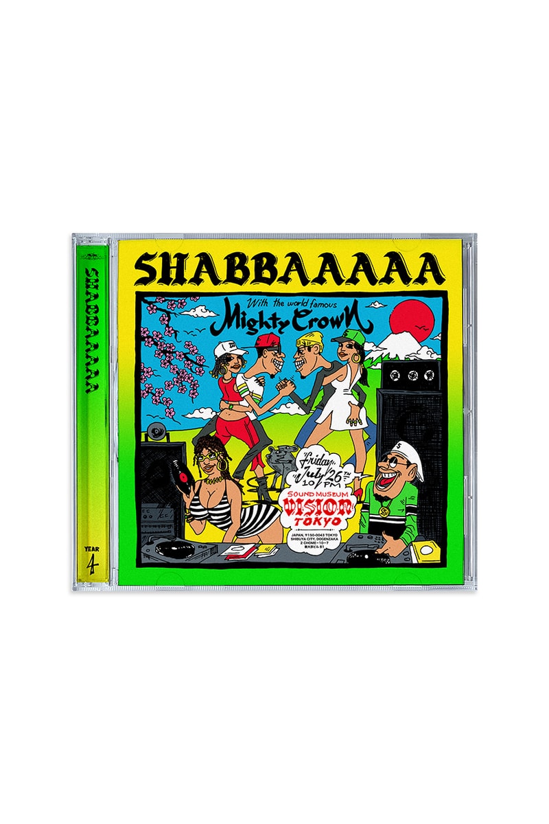 SHABBAAAAA for Dover Street Market Ginza T-Shirt Capsule Collection Limited Edition Graphic Tees Tokyo Japan Mighty Crown Crew Dancehall Reggae Los Angeles Underground Culture Brand Label