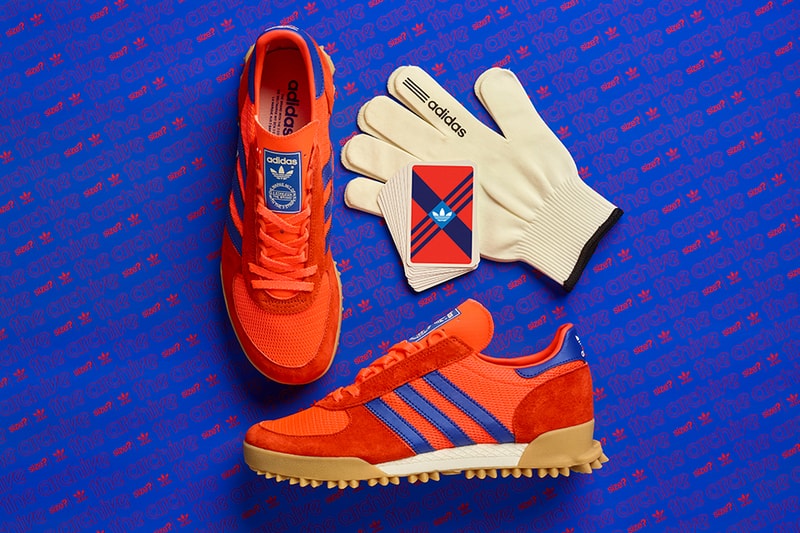 adidas Originals Archive Marathon TR "Red/Blue" size? Exclusive Drop Release Information Cop Retro Sneaker Three Stripes Trefoil Trailer Runner 