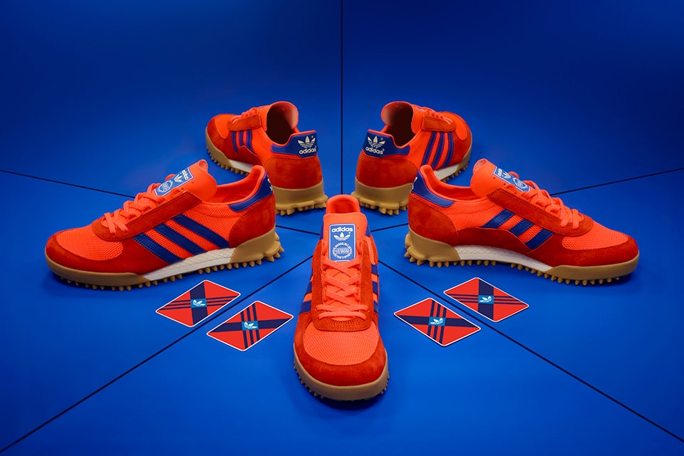 adidas Originals Archive Marathon TR "Red/Blue" size? Exclusive Drop Release Information Cop Retro Sneaker Three Stripes Trefoil Trailer Runner 