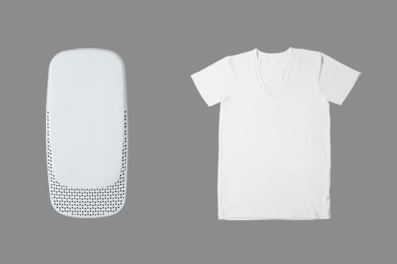 SONY REON POCKET Device T SHIRT Inner Wear White Size L SET RNP-1A/W