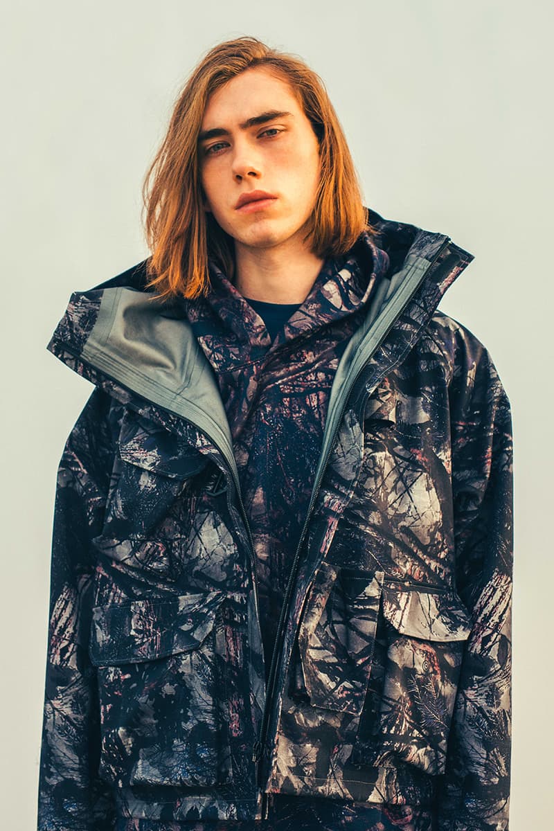 South2 West8 Spring Summer 2020 Lookbook outdoors beach weather summer hot windy wind unisex clothing NEPENTHES fishing paisley 