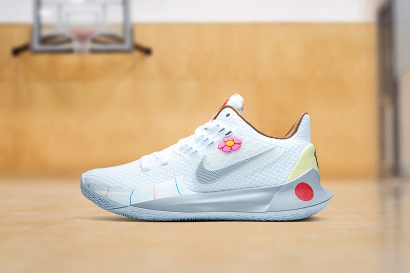 Nike Kyrie 5 Spongebob Squarepants, Patrick Star colorways release date info 130 usd price august 10 2019 official imagery closer look on feet