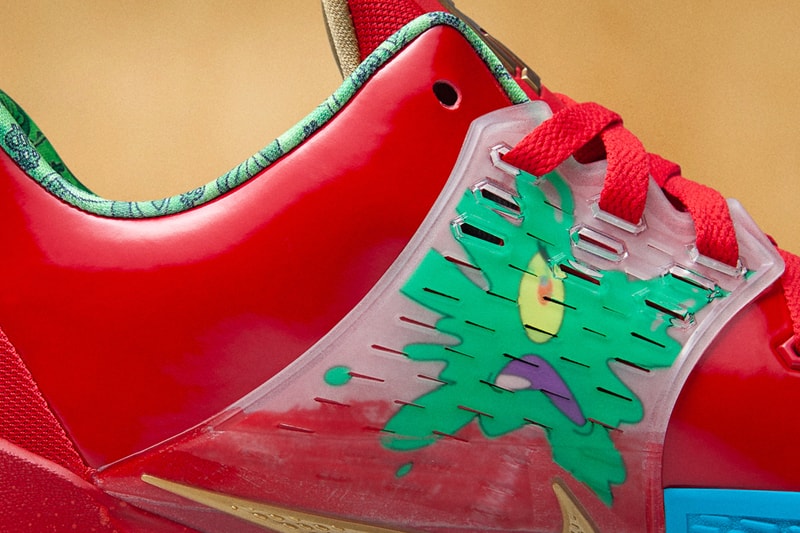 Nike Kyrie 5 Spongebob Squarepants, Patrick Star colorways release date info 130 usd price august 10 2019 official imagery closer look on feet