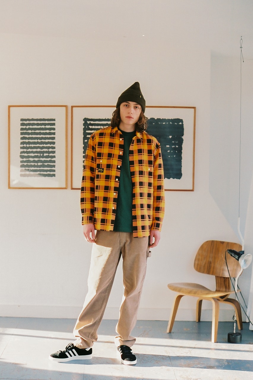 Stan Ray Fall Winter 2019 Collection Lookbook Texas USA Brand Label Workwear Inspired 1972 Tropical Jacket Liner Vest M65 Cargo Pant Wide Leg Military Fatigue Roll Neck Sweat Flannel shirts End Garbstore Goodhood LN-CC Oi Polloi