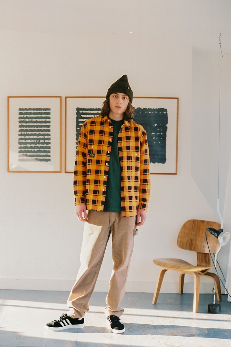 Stan Ray Fall Winter 2019 Collection Lookbook Texas USA Brand Label Workwear Inspired 1972 Tropical Jacket Liner Vest M65 Cargo Pant Wide Leg Military Fatigue Roll Neck Sweat Flannel shirts End Garbstore Goodhood LN-CC Oi Polloi