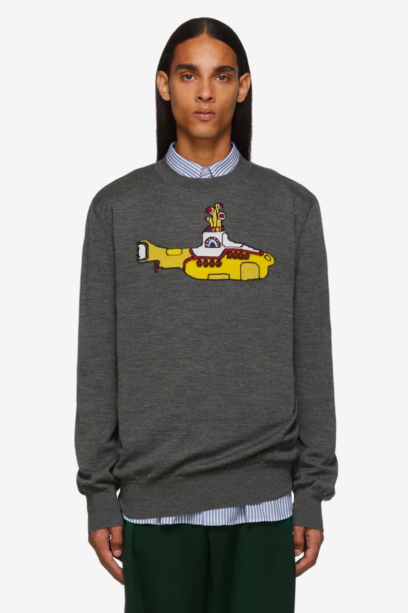Stella McCartney The Beatles All Together Now Capsule Collection John Lennon Yellow submarine Paul mccartney iconic british band all you need is love knit intarsia 2019 collection lvmh