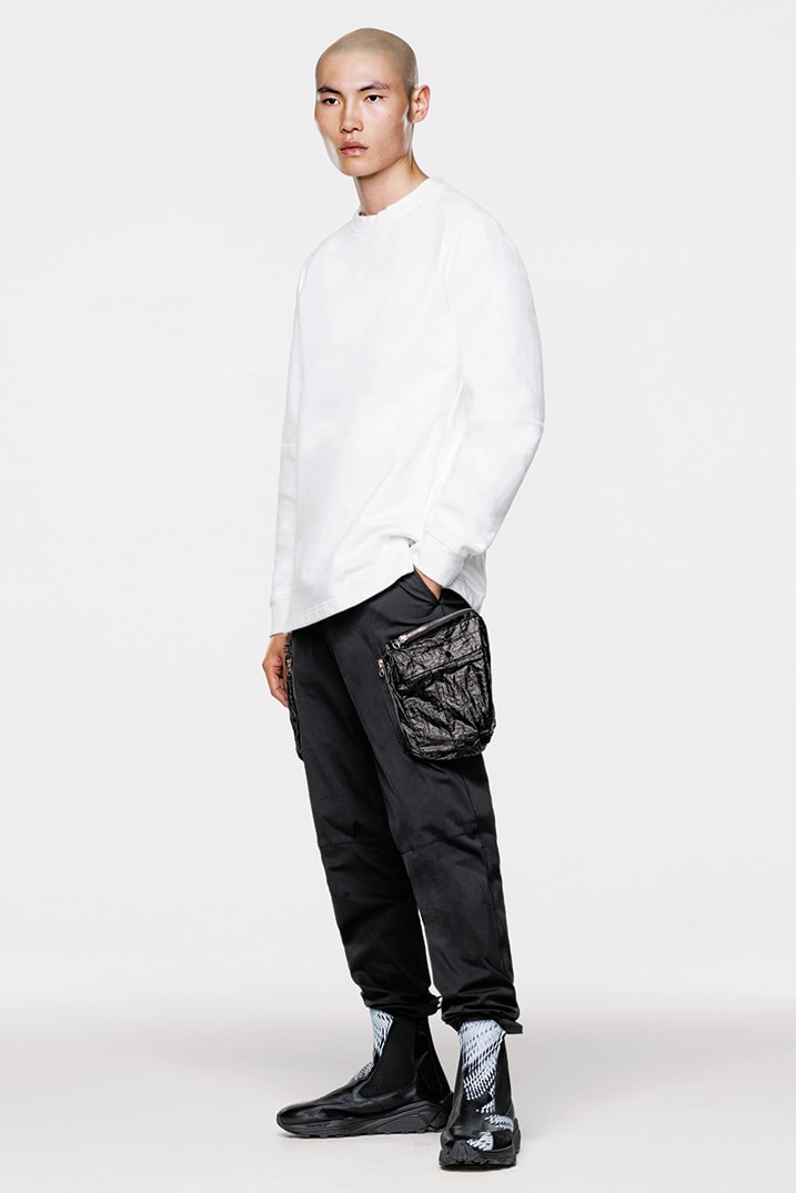 Stone Island Shadow Project Fall Winter 2019 FW19 Collection Lookbook Imagery DPM Chine New Fabrics Technical Convertible Down Jacket Footwear Trousers Outerwear Techwear Garment Dyed Two Layer Fabric