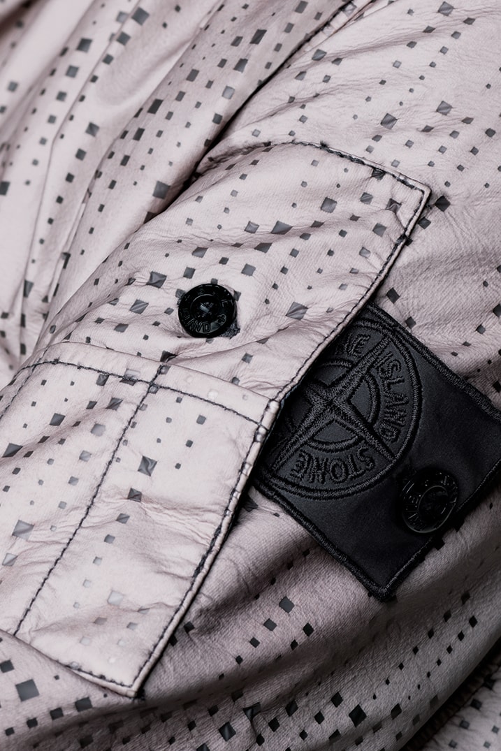 Stone Island Shadow Project Fall Winter 2019 FW19 Collection Lookbook Imagery DPM Chine New Fabrics Technical Convertible Down Jacket Footwear Trousers Outerwear Techwear Garment Dyed Two Layer Fabric