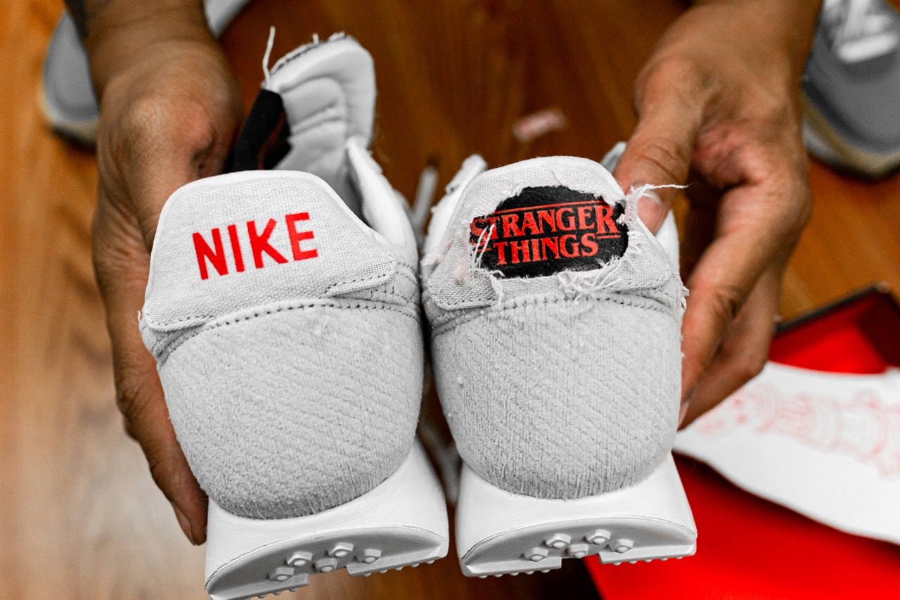 Stranger Things Nike Air Tailwind 39 Burn Red White Grey bait san diego comic con sdcc exclusive scavenger hunt release date info buy colorway