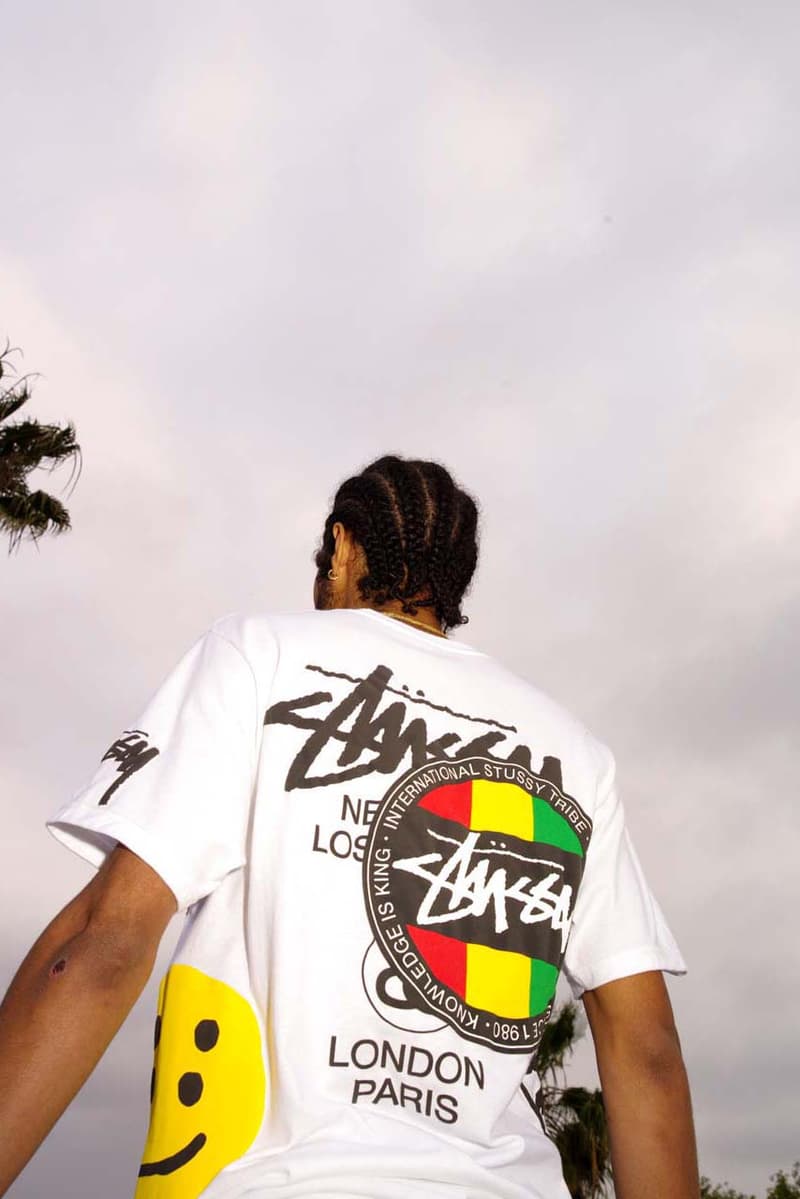 Stüssy x Cactus Plant Flea Market for DSM LA dover street market los angeles july 4 collaboration collection cpfm shorts jeans tee shorts release date info buy