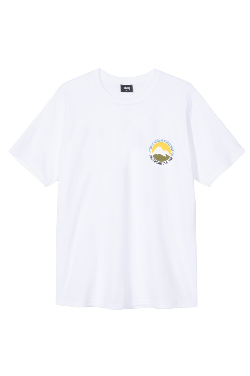 Stüssy Extra Fly Gear Collection Ponchos Vests Tees Shorts Pants Long Sleeves Hats Camo Tie-dye Fish White Black Yellow Green Orange Blue Pink