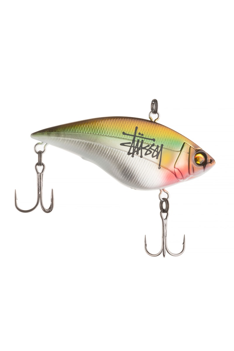 Stüssy Extra Fly Gear Collection Ponchos Vests Tees Shorts Pants Long Sleeves Hats Camo Tie-dye Fish White Black Yellow Green Orange Blue Pink
