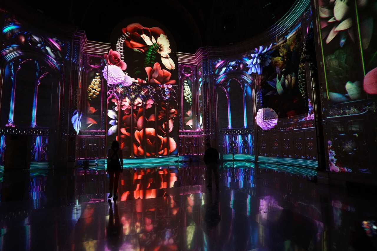 SuperReal Moment Factory Cipriani Immersive Interactive Installation 25 Broadway Multimedia Abstract Visuals Technology
