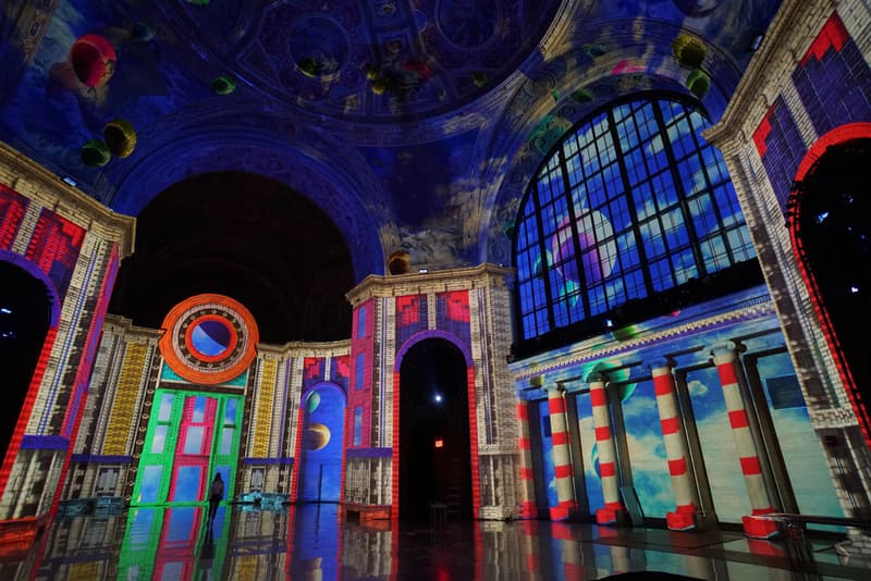 SuperReal Moment Factory Cipriani Immersive Interactive Installation 25 Broadway Multimedia Abstract Visuals Technology