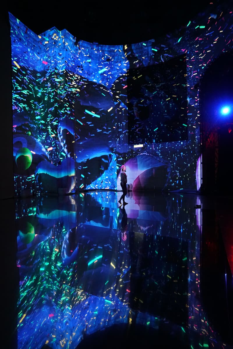 SuperReal Moment Factory Cipriani Immersive Interactive Installation 25 Broadway Multimedia Abstract Visuals Technology