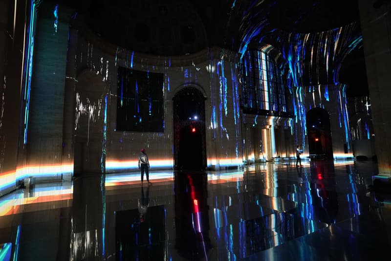 SuperReal Moment Factory Cipriani Immersive Interactive Installation 25 Broadway Multimedia Abstract Visuals Technology