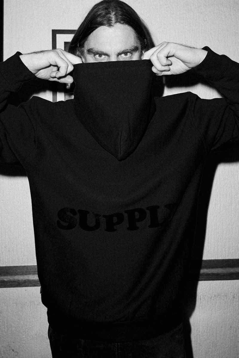 Supply Fall Winter 2019 collection Lookbook skate wear Flannels Hoodies Shirts Tees Hats Rugs Black Yellow Pink Blue Green White