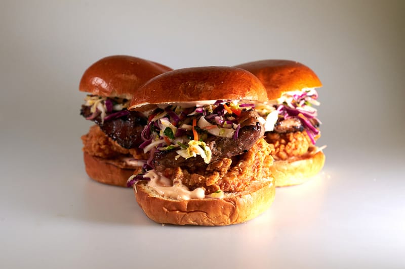 Sweet Chick & Num Pang Collaborate on Pork Belly-Topped Fried Chicken Sandwich