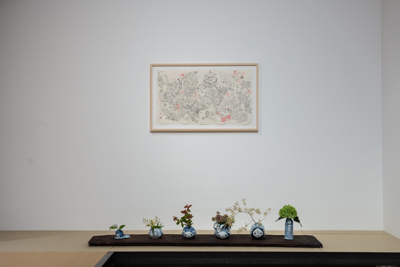 kaikai kiki summer show exhibition recap artworks installations paintings takashi murakami james jean virgil abloh madsaki 