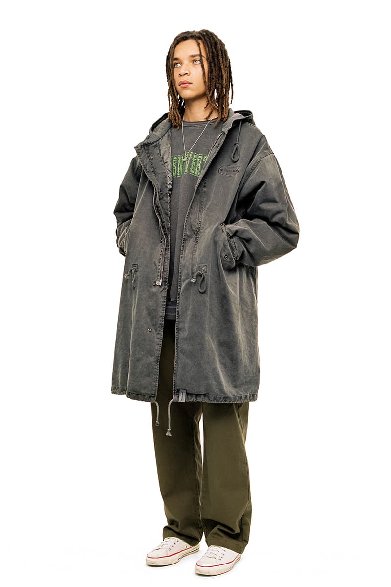 thisisneverthat Fall Winter 2019 Collection casual staples long parka acid wash puffer jacket harrington jacket corduroy track pants baggy cargo denim shirts hoodies stripes