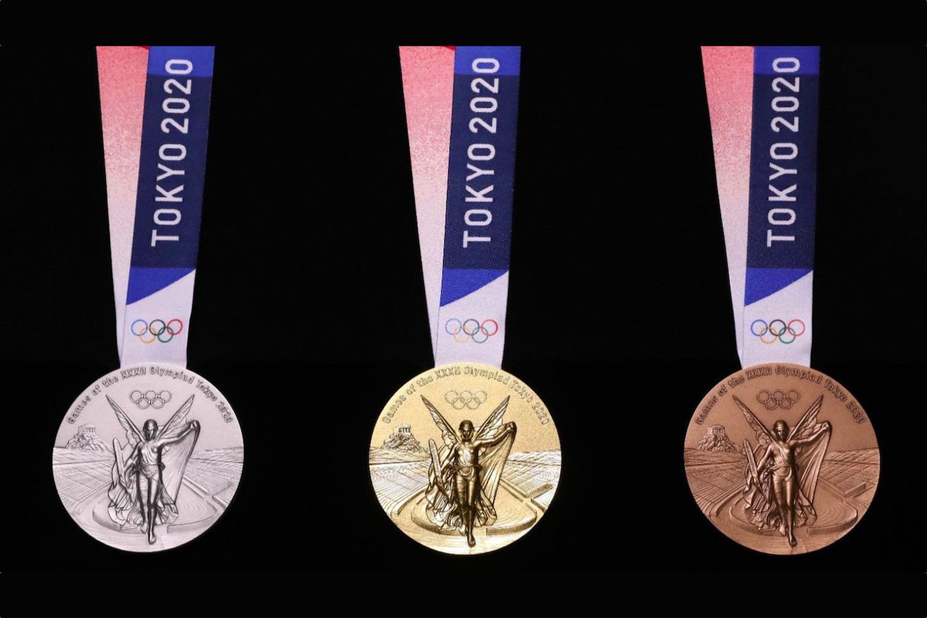 Tokyo 2020 Olympics Unveils Medals Designed From Old Gadgets recycle sustainability sports