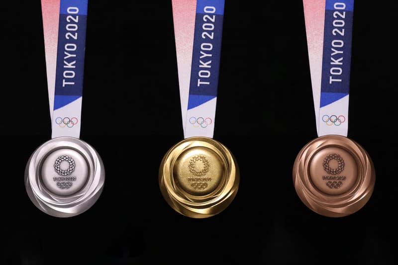 Tokyo 2020 Olympics Unveils Medals Designed From Old Gadgets recycle sustainability sports