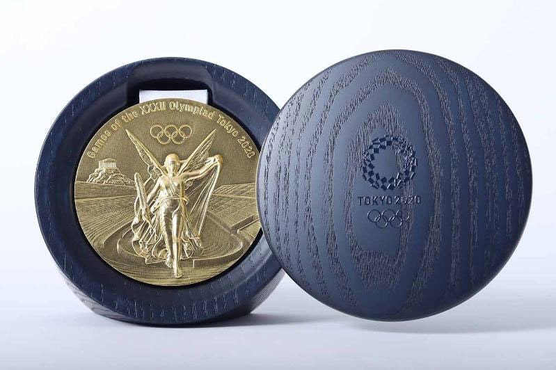 Tokyo 2020 Olympics Unveils Medals Designed From Old Gadgets recycle sustainability sports