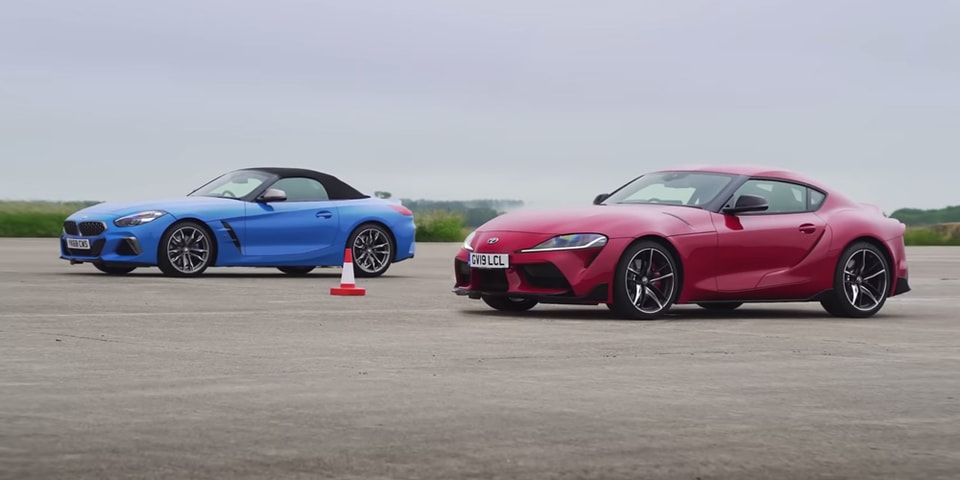 Toyota Supra Vs BMW Z4 Drag Race Video  HYPEBEAST