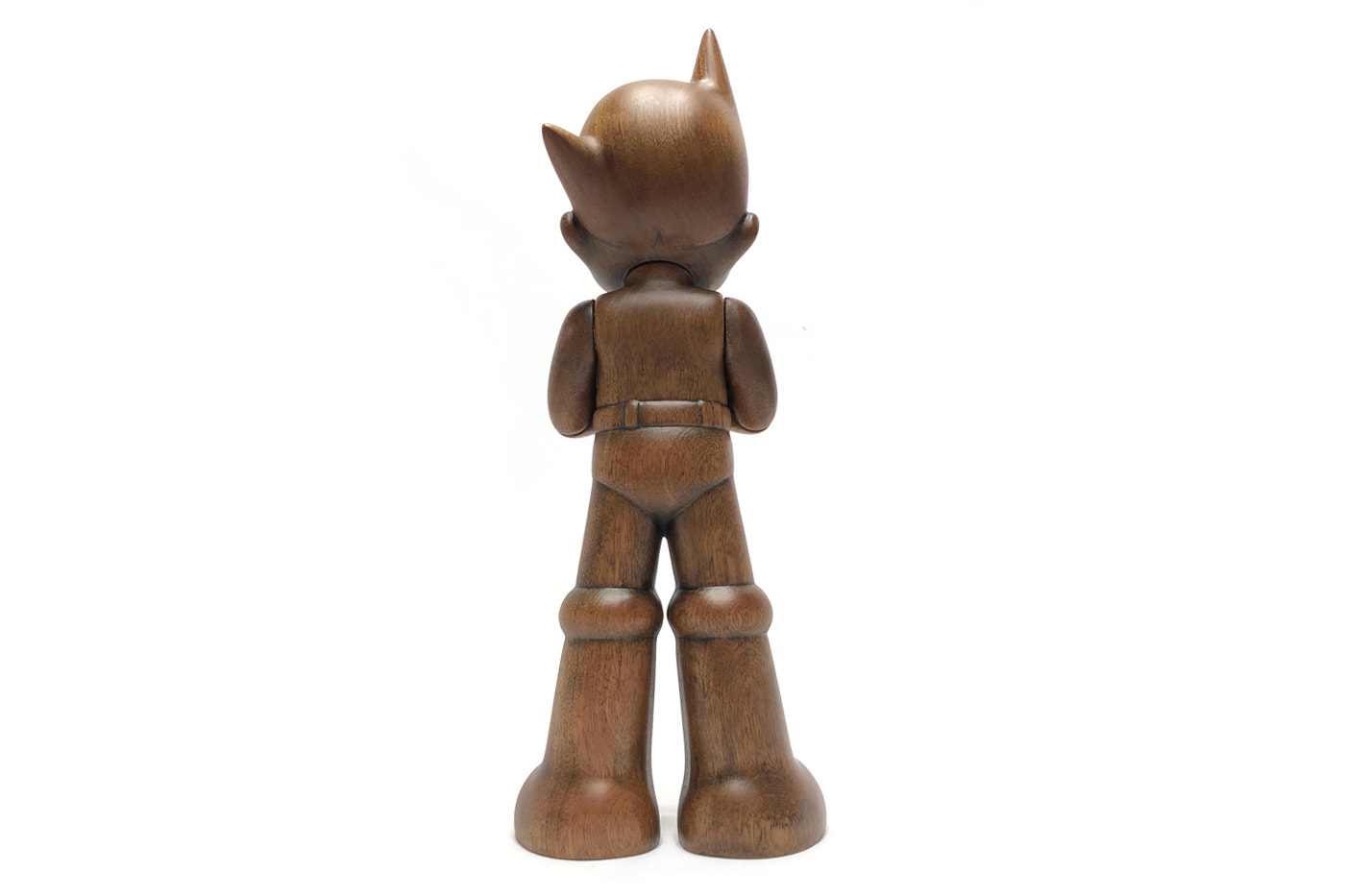 ToyQube Greeting Wooden Astro Boy Release Osamu Tezuka Productions Sapele