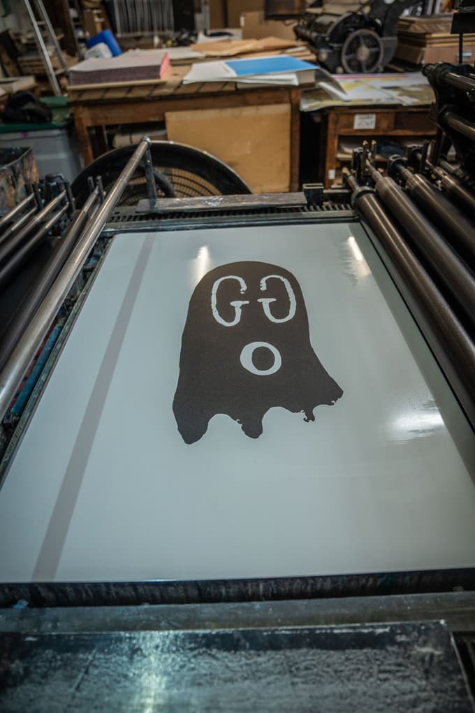 Trevor Andrew "Original Gucci Ghost" Lithographs Pink Blue Red Yellow Ghosts Canadian Artist 'Punch' 2nd Edition Jeffrey Deitch Los Angeles