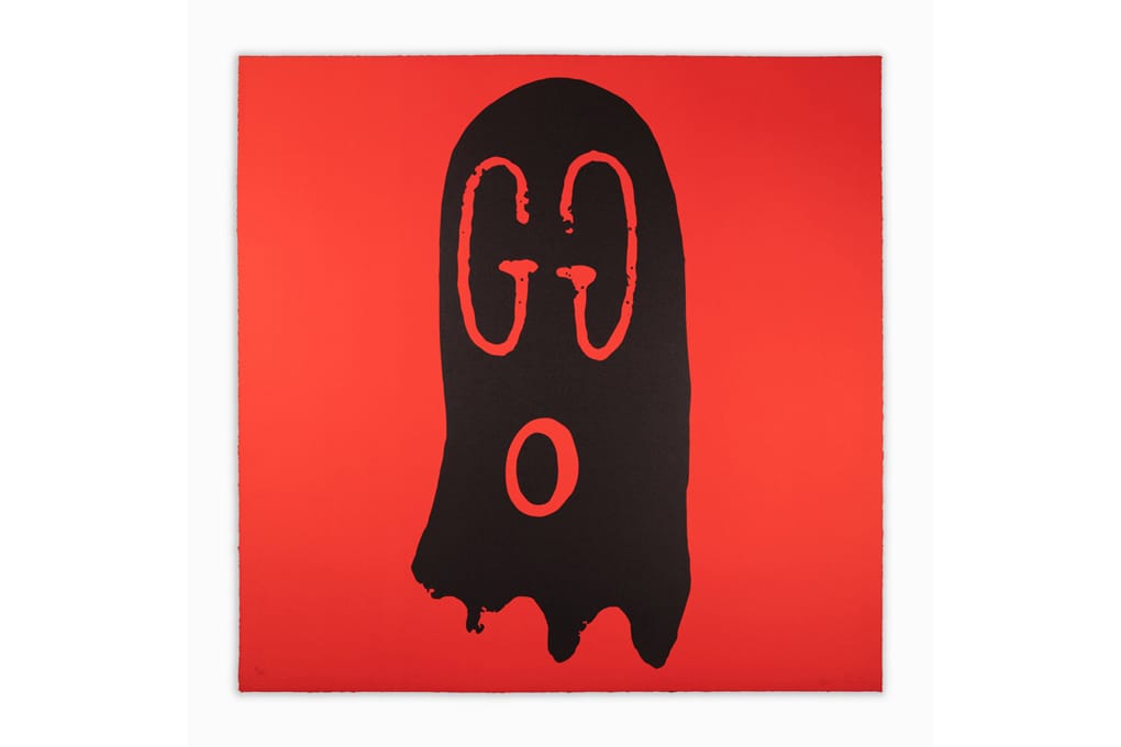 gucci ghost painting