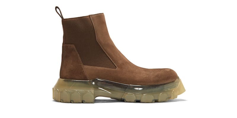 rick owens bozo tractor beetle boots