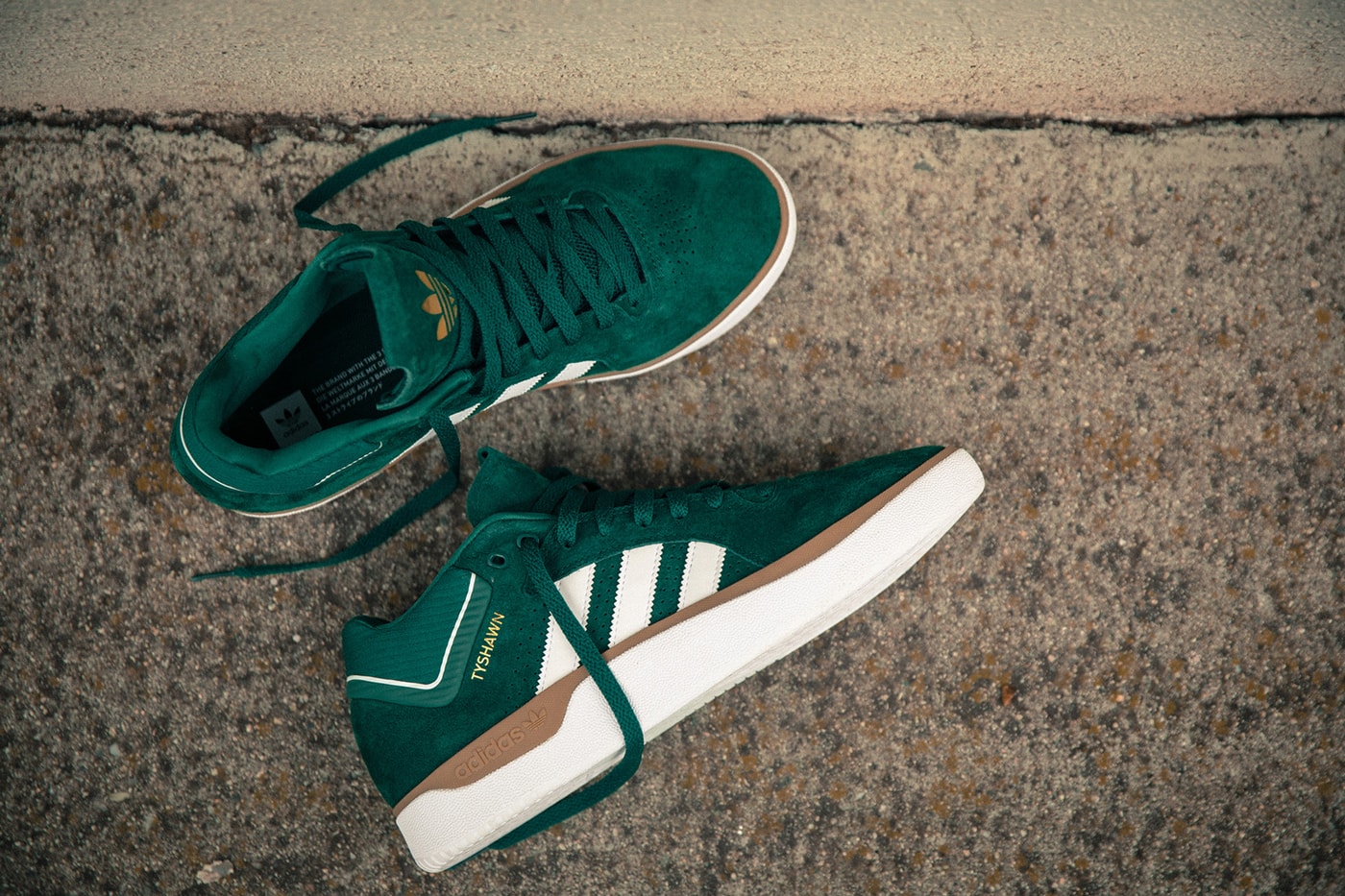 Tyshawn Jones Adidas Skateboarding Green White Signature Model Cargo pants Jacket sneakers shoes pro