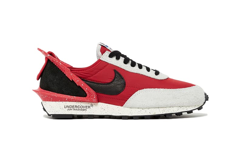 UNDERCOVER Nike Daybreak colorways release date info buy stockist collaboration CJ3295-400 600 1071636  university red black spruce aura obsidian gold dart sail