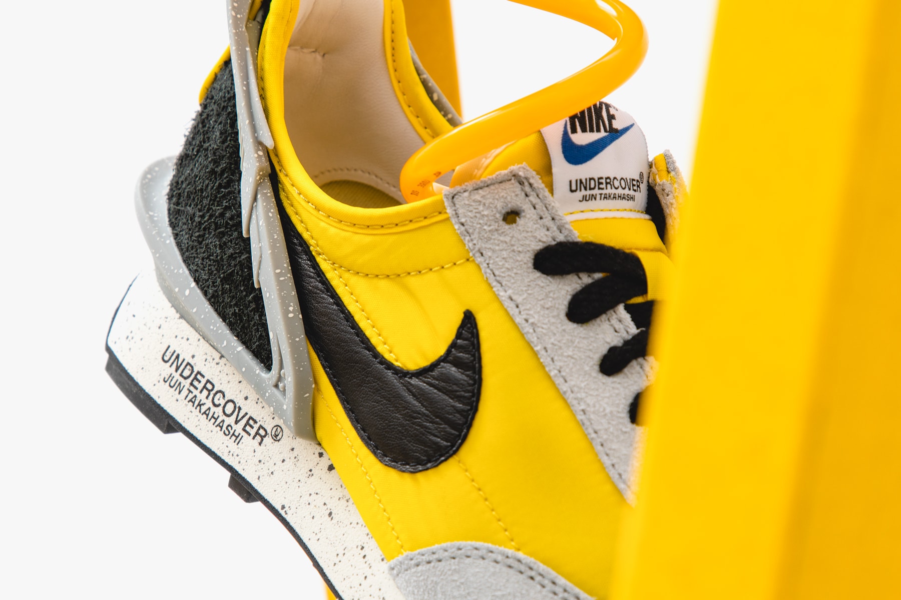 UNDERCOVER x Nike Daybreak "Yellow" Closer Look collaborations sneakers yellow bright citron black blue white release jun takahashi