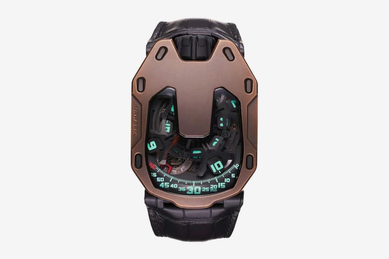 Urwerk x The Hour Glass UR-105 Watch Release Swiss made Baumgartner Frei wristwatches timepiece seconds luxury Singapore