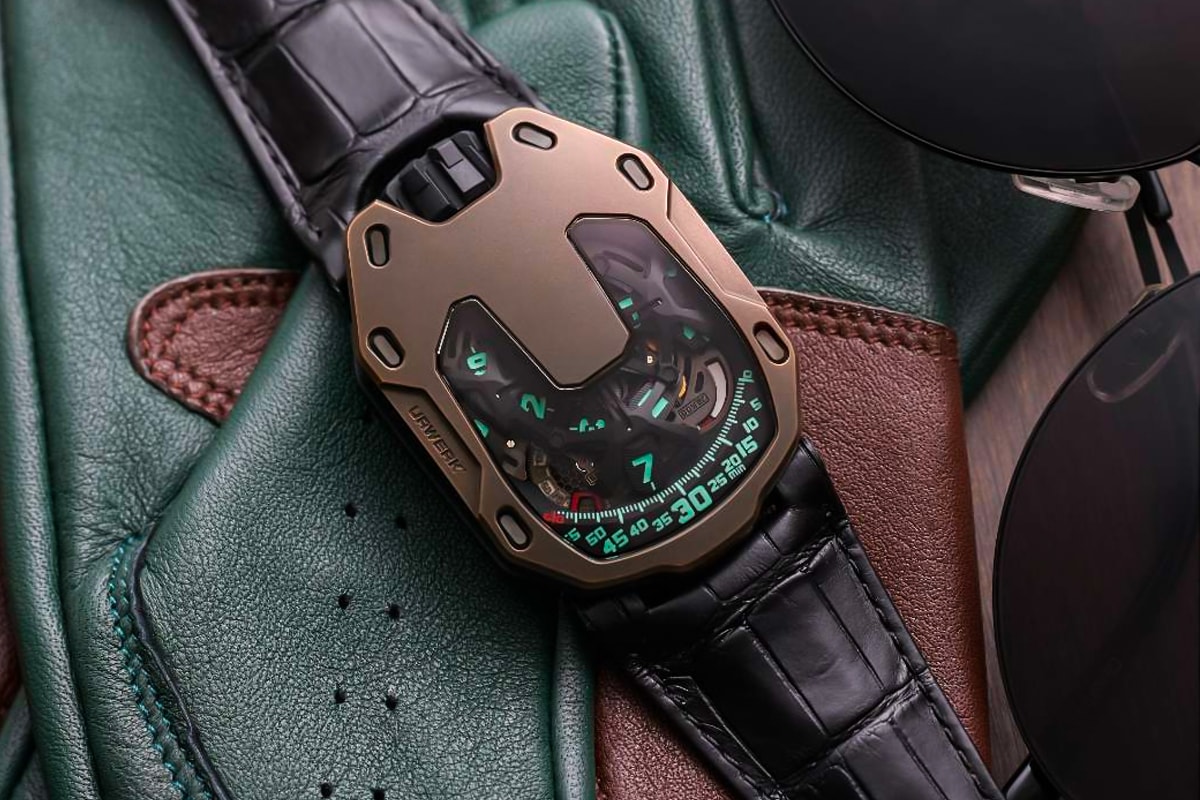 Urwerk x The Hour Glass UR-105 Watch Release Swiss made Baumgartner Frei wristwatches timepiece seconds luxury Singapore 