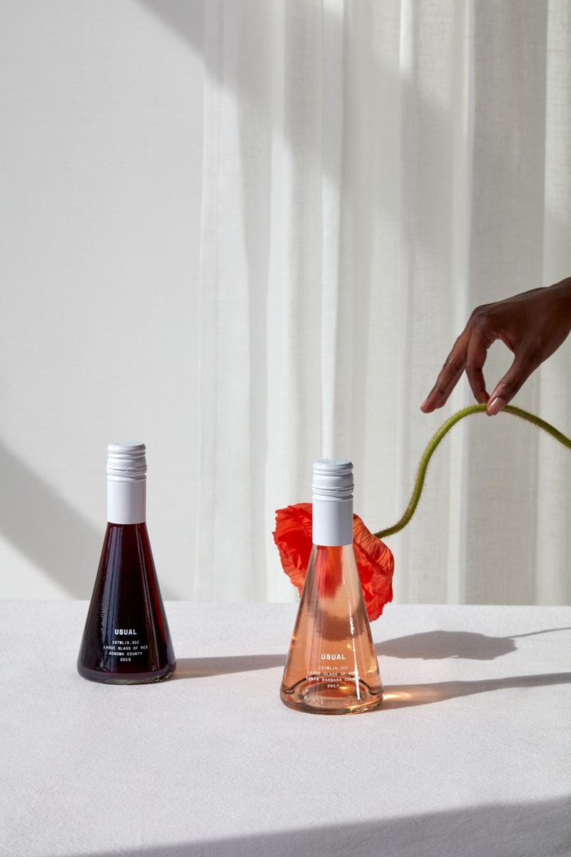 Usual Wine Alexa red mix rosé california drink alcohol amazon grapes grape sustainable single-serve sms 