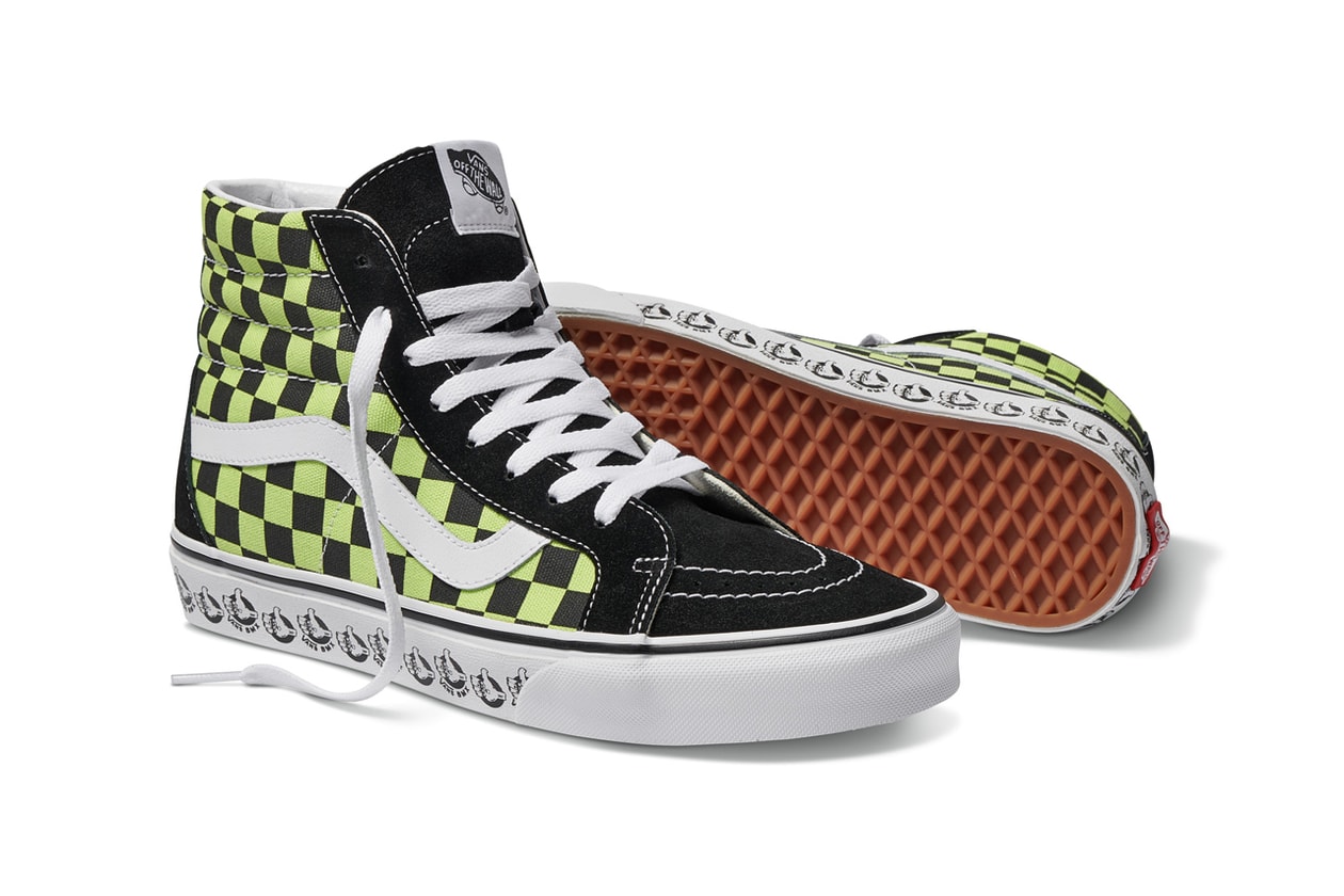 Vans BMX Anniversary Collection Sneakers Jackets Pants Hats Backpacks Checkered Blue Red Neon Green Yellow White Black Off The Wall