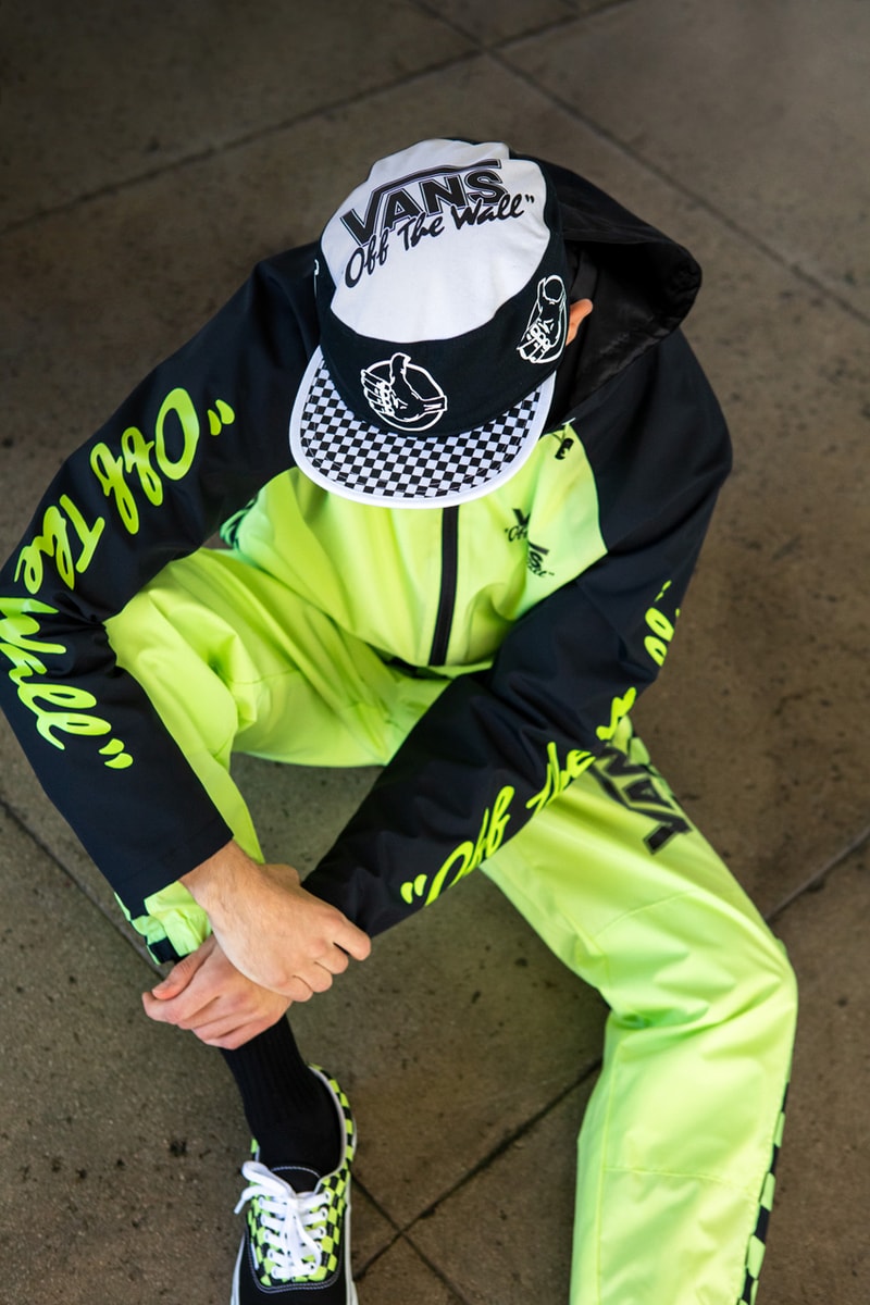 Vans BMX Anniversary Collection Sneakers Jackets Pants Hats Backpacks Checkered Blue Red Neon Green Yellow White Black Off The Wall