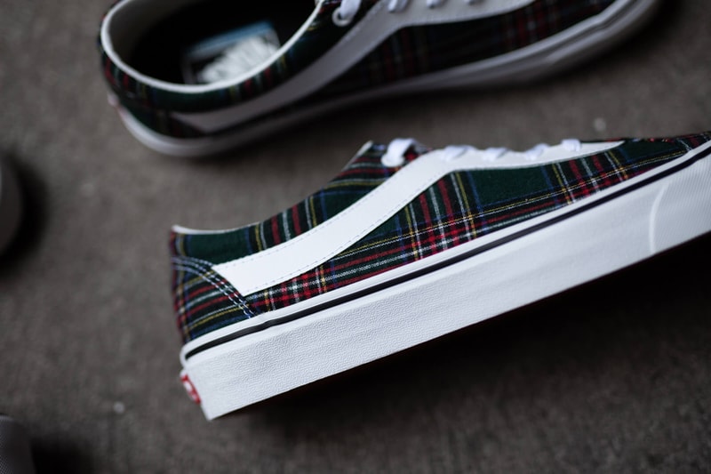 Vans Bold Ni Tartan Red Green Sneaker Release Information Cop Online Coutie Traditional British Print Old Skool Contemporary Remake Skateboarding