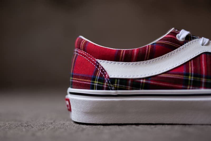 Vans Bold Ni Tartan Red Green Sneaker Release Information Cop Online Coutie Traditional British Print Old Skool Contemporary Remake Skateboarding