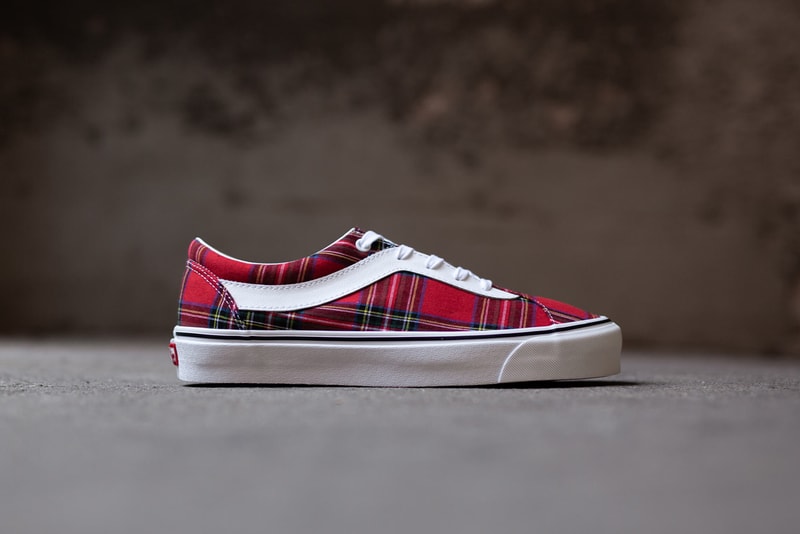 Vans Bold Ni Tartan Red Green Sneaker Release Information Cop Online Coutie Traditional British Print Old Skool Contemporary Remake Skateboarding