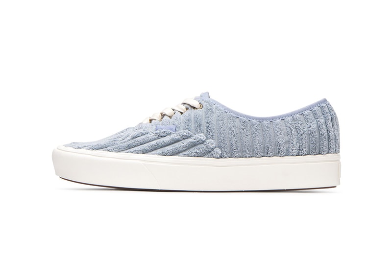 Vans UA ComfyCush Jumbo Cord Corduroy Pink Blue Authentic Old Skool Sneaker Release Information Drop Date Cop Waffle Sole Unit Vulcanized Skate Shoe