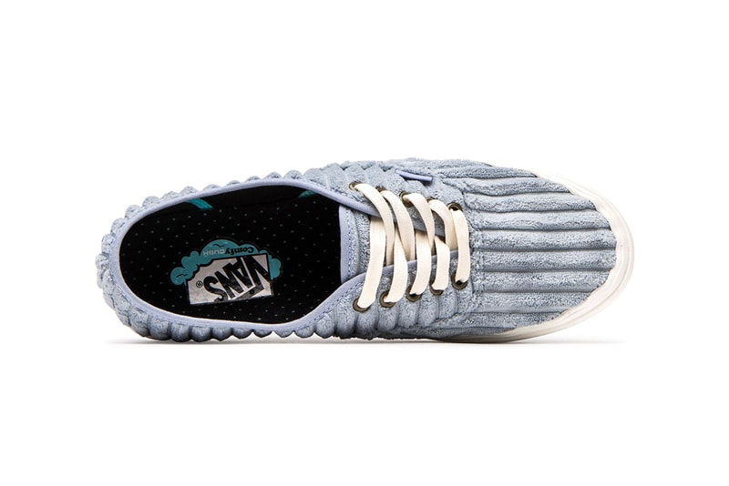 Vans UA ComfyCush Jumbo Cord Corduroy Pink Blue Authentic Old Skool Sneaker Release Information Drop Date Cop Waffle Sole Unit Vulcanized Skate Shoe