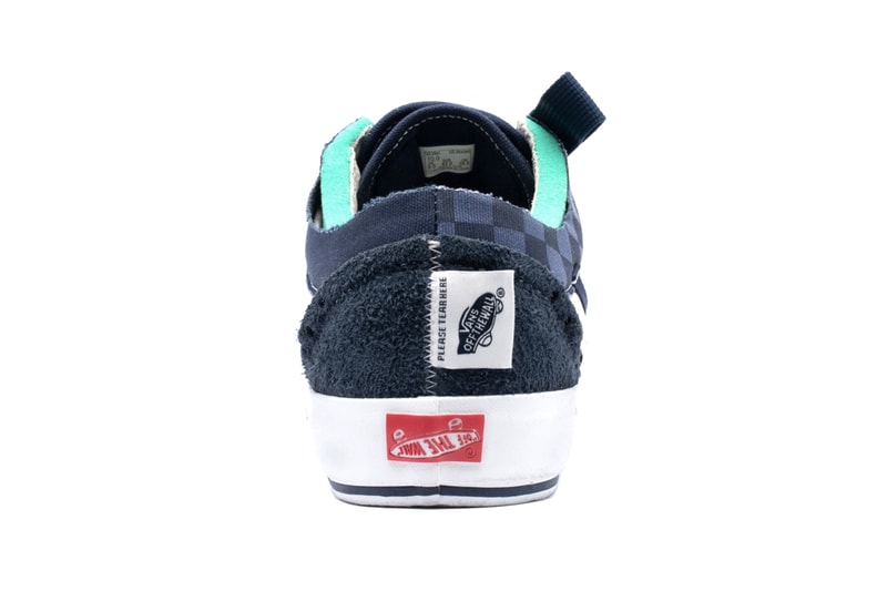Vans Old Skool Cap LX Dress Blue True White Racing Red Deconstructed pack american skate shoes foam upside down foxing logo side stripes skateboarding