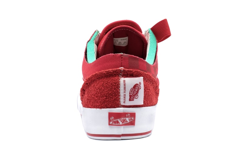 Vans Old Skool Cap LX Dress Blue True White Racing Red Deconstructed pack american skate shoes foam upside down foxing logo side stripes skateboarding